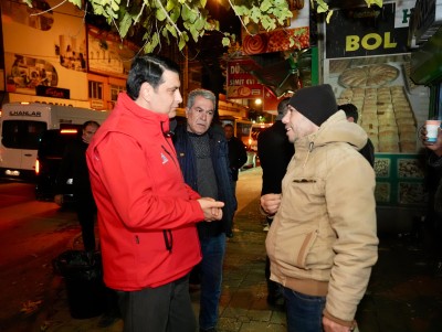YILMAZ, VATANDAŞLARIN İÇİNİ ISITTI
