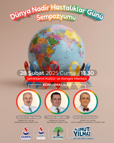 NADİR HASTALIKLAR ŞEHİTKAMİL’DE KONUŞULACAK