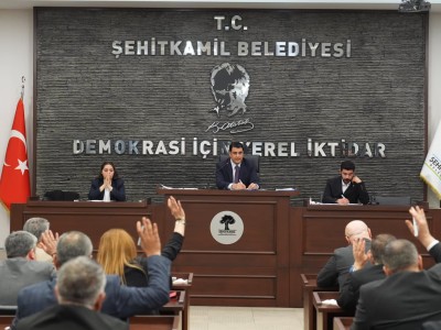 ŞEHİTKAMİL BELEDİYE MECLİS TOPLANTISI YAPILDI