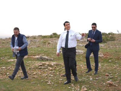 BAŞKAN YILMAZ ADRENAPARK’TA İNCELEMELERDE BULUNDU