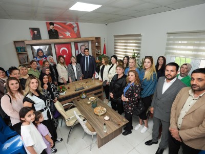 BAŞKAN YILMAZ’DAN ATATÜRK MAHALLESİ’NE ZİYARET