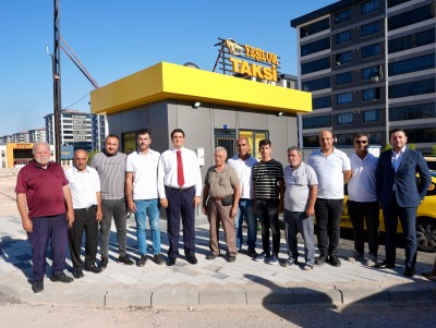 BAŞKAN YILMAZ’DAN TAKSİCİ ESNAFINA ZİYARET