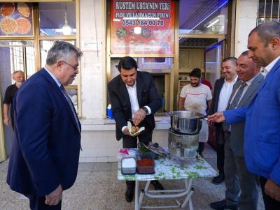 BAŞKAN YILMAZ’DAN MİLLETVEKİLİ TİPİOĞLU VE GÜLER’LE GAZİKENT’E ZİYARET