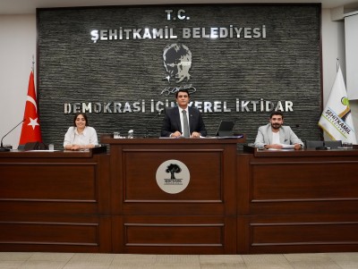 ŞEHİTKAMİL BELEDİYESİ EKİM AYI MECLİS TOPLANTISI YAPILDI