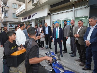 BAŞKAN YILMAZ’DAN NİZİP’E ZİYARET