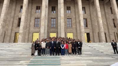 BAŞKAN YILMAZ, GENÇLERİ BAŞKENTTE KARŞILADI