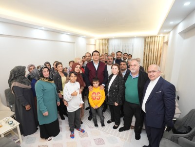 BAŞKAN YILMAZ’DAN EV ZİYARETLERİ