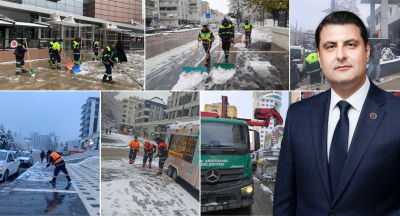ŞEHİTKAMİL’DE KAR HAZIRLIKLARI TAMAMLANDI