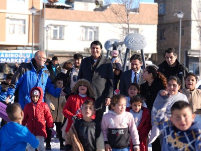 BAŞKAN YILMAZ’DAN HACIBABA’YA ZİYARET 