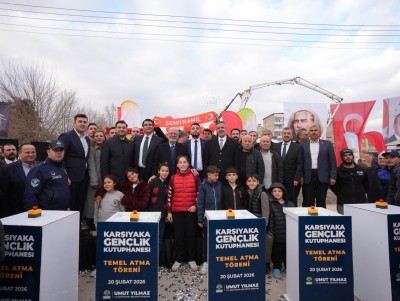 KARŞIYAKA GENÇLİK KÜTÜPHANESİ’NİN TEMELİ ATILDI