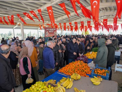 HACIBABA PAZAR YERİ AÇILDI