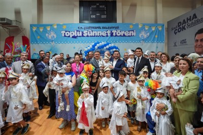 ŞEHİTKAMİL'DE 2. TOPLU SÜNNET TÖRENİ İLE 200 ÇOCUK SÜNNET EDİLDİ 