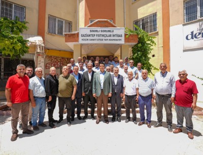 BAŞKAN YILMAZ, FISTIKÇILAR SİTESİ ESNAFIYLA BULUŞTU