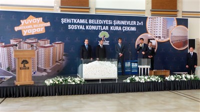 ŞEHİTKAMİL BELEDİYESİ ŞİRİNEVLER 2+1 DAİRELER SAHİPLERİNİ BULDU